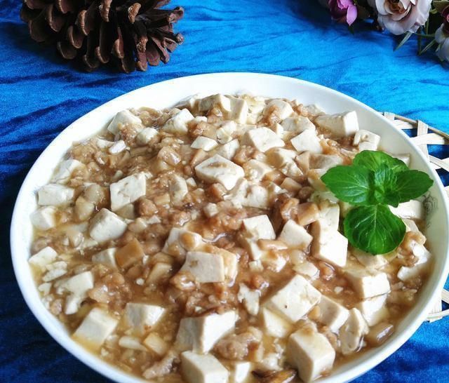 美味|这样做出来的肉末豆腐，无敌好吃，巨下饭，制作简单，鲜香美味