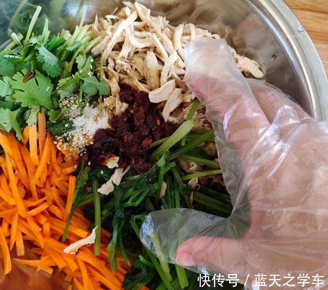  香辣|凉拌麻辣鸡丝，香辣爽口，超开胃