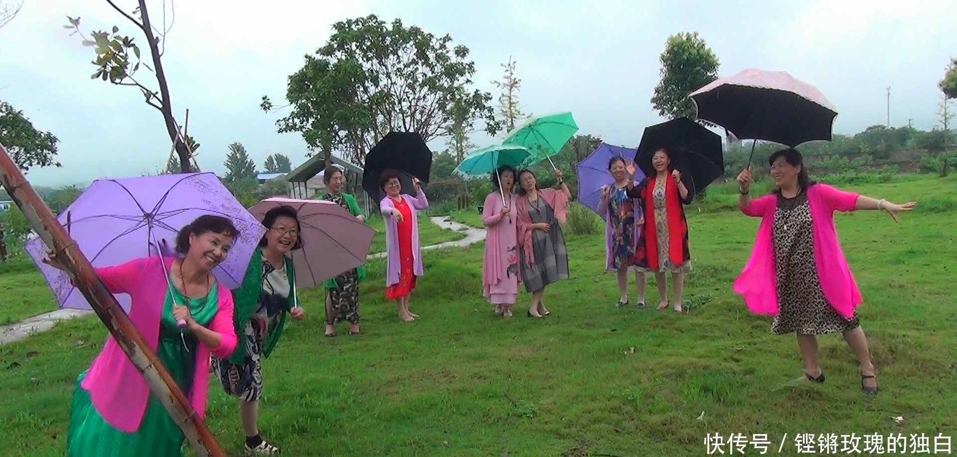 八中|马鞍山八中74届高中女生模特团:南京江宁竹庄生态园雨中走秀(音乐相册)