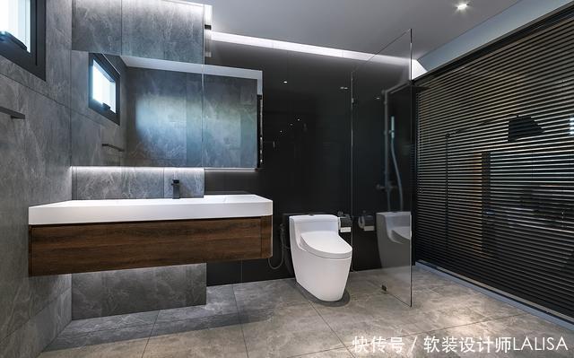 简黑|极简白很美,来看看这个260㎡的极简黑,也很惊艳