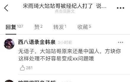 回归|宋雨琦高调回归《奔跑吧》,岂料经纪人打人后逃跑,现已报警处理