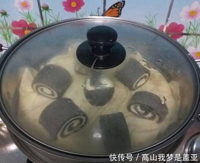 黑芝麻酱|黑芝麻双色馒头,又甜又软,5顿饭还不够!
