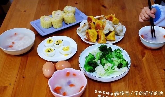 饺子|孩子爱吃的早餐，一周七天换着花样做，闺女说妈妈做的饭菜最香