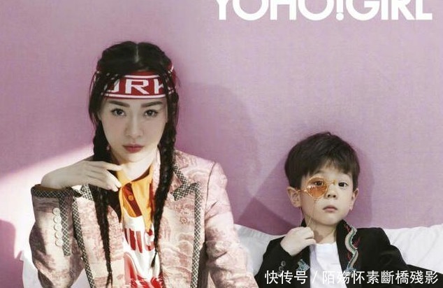 调皮|霍思燕与嗯哼艺术照曝光,一个调皮可爱一个美丽动人,杜江好福气