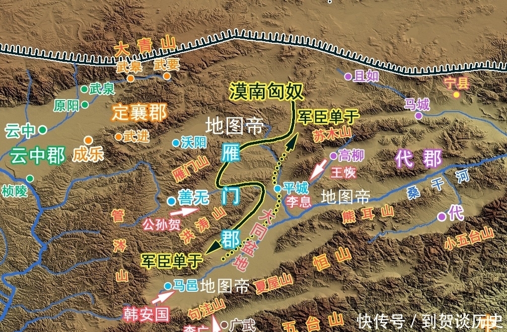 单于|马邑之围,军臣单于10万人马是如何逃出汉军包围圈的?