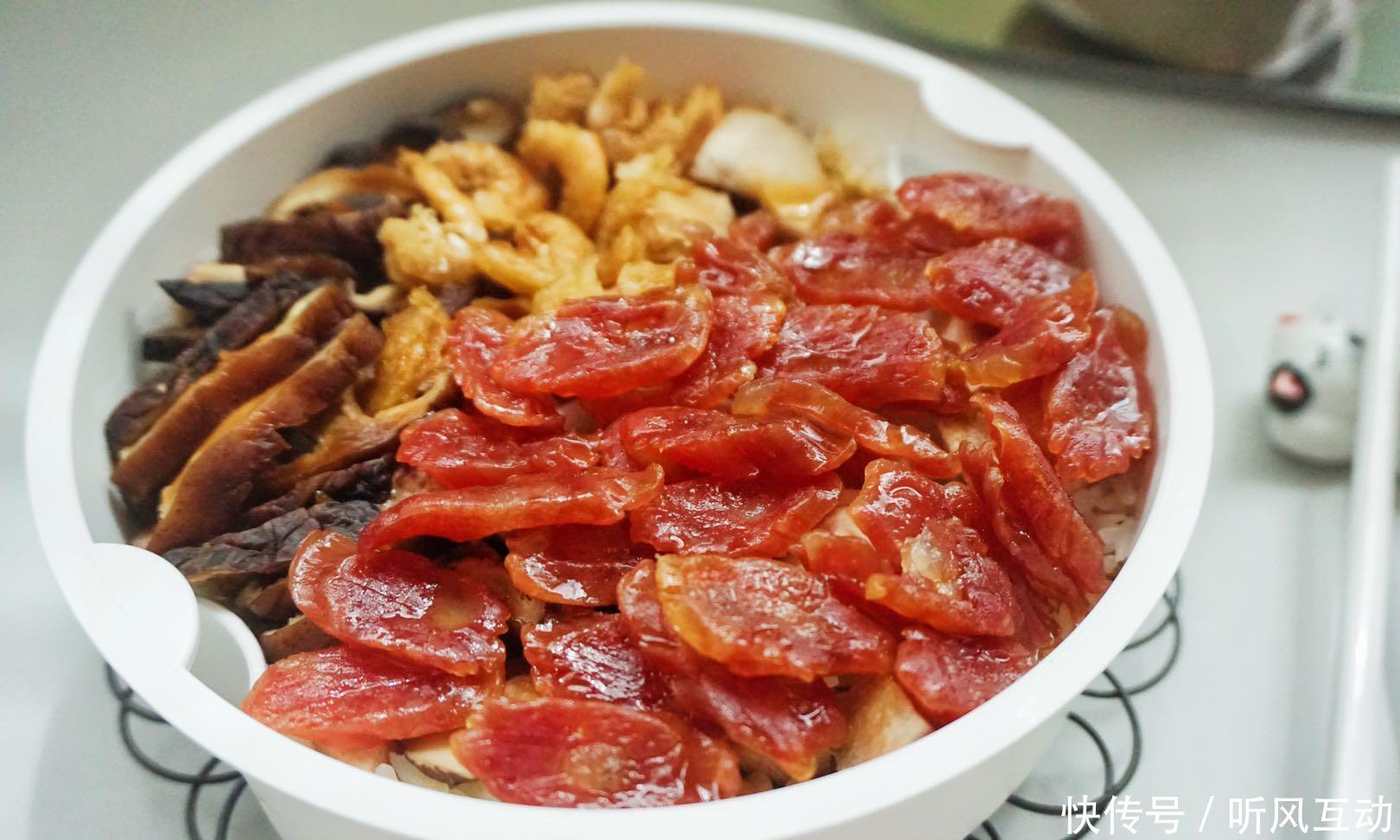 香甜可口|改良版腊味煲仔饭,味道香甜可口,秋季吃不上火,女儿天天喊要吃