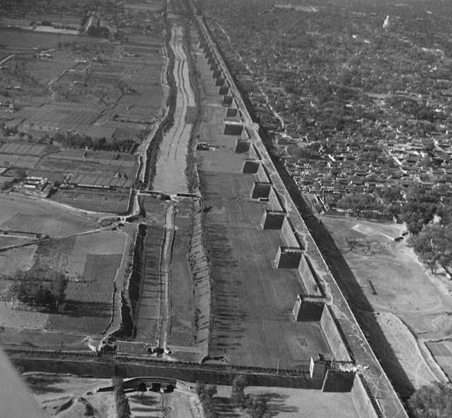 西安|80年前德国人航拍的中国:北京古城墙无比壮观,西安布局如同棋盘