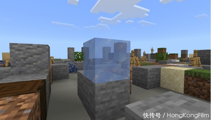 生存|《我的世界》天上竟然会下方块雨 被掩埋的世界中我们该如何生存