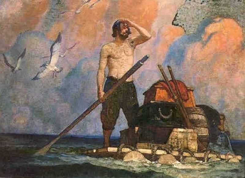 留在|他是鲁滨逊原型,主动留在无人岛4年,他的生活比一般人都滋润