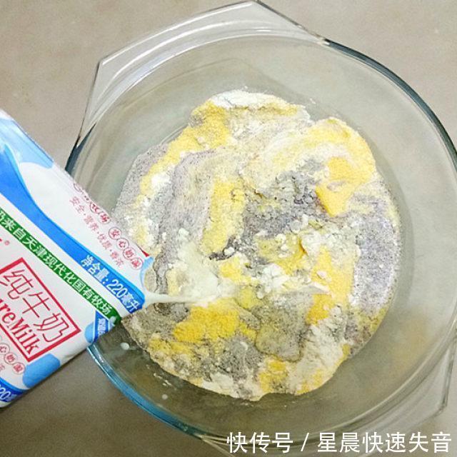 红豆|红豆杂粮饼,简单的早餐,又快又好吃