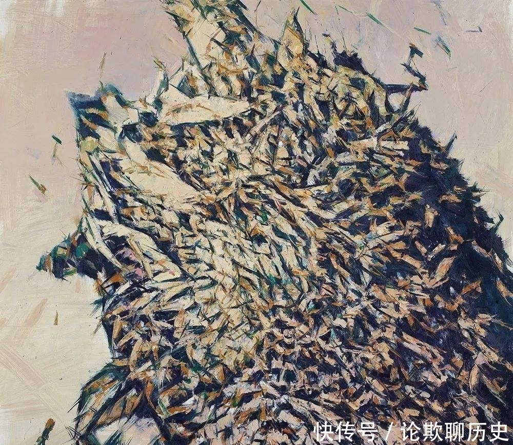 带有|美院院长许江，油画2位织布女带有古典风格，估价60到80万元