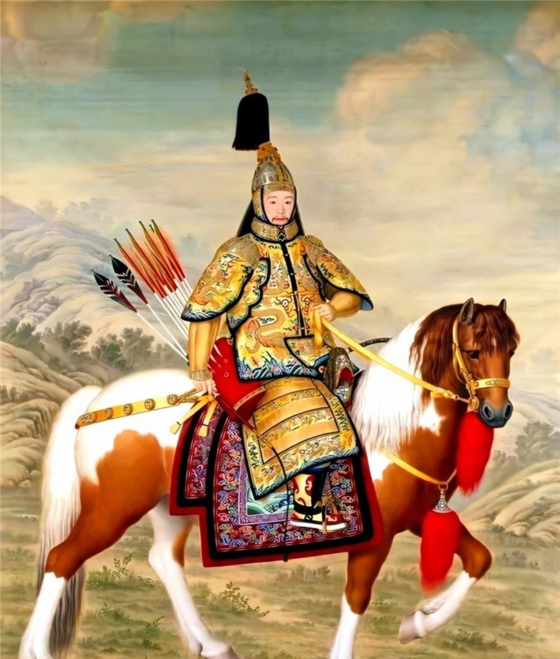 乾隆帝|乾隆和12个老婆的画像，图15比乾隆小47岁，图3是乾隆真实的相貌