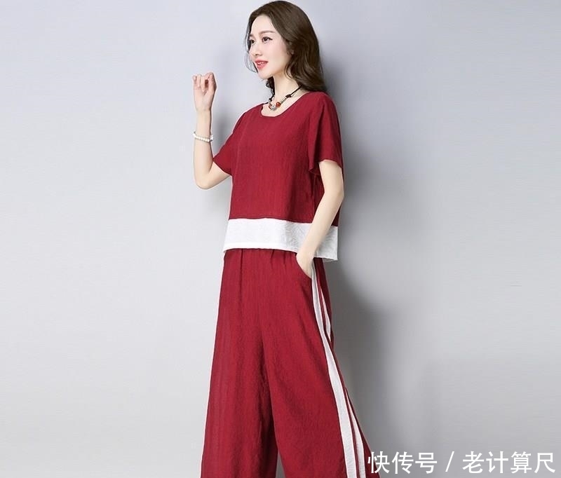  棉麻|棉麻套装就是这么美！时尚大方还显高显瘦，夏季必备款