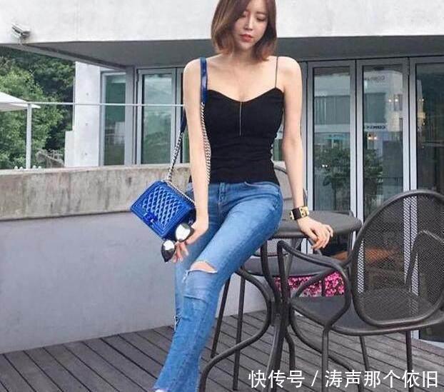 时尚|柔情万千的牛仔裤美女,身材玲珑有致,特别有魅力!