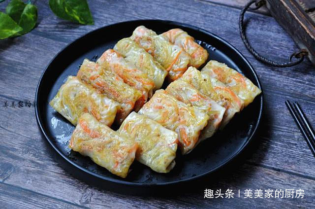 肉卷|还没出锅,孩子又忍不住偷吃!外焦里嫩比肉卷还香,着实吃不厌!