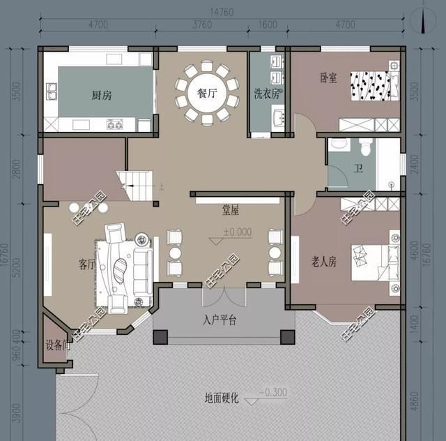 占地尺寸|农村没有堂屋的房子不是好房子,20套户型分享,总有一套看上眼