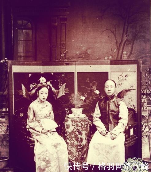克勤郡王|清朝的王爷和福晋老照片:图二是慈禧的亲妹妹