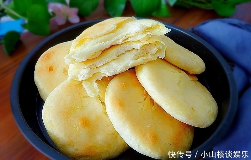 香酥|夏天早餐饼这么做,无油烟,香酥又暄松,真好吃,儿子最爱