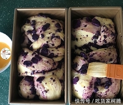 吐司|#爱好组—高筋#紫薯辫子面包