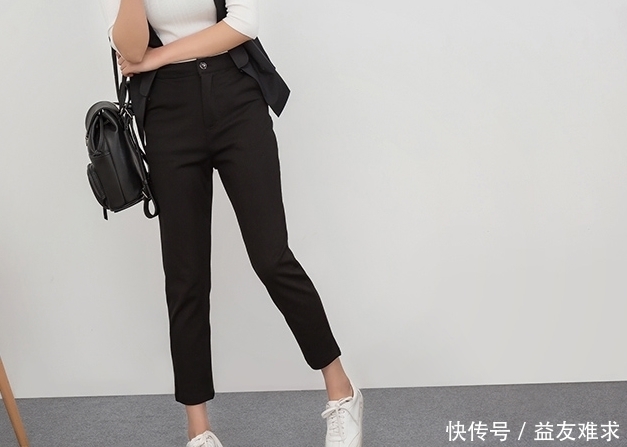 舒适|闺蜜们都在穿的九分裤,好看不止一点点,弹力舒适显腿长