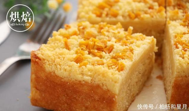  宝宝|爱吃玉米的宝宝都在收藏 无需打发 搅拌即烤的玉米酥粒蛋糕