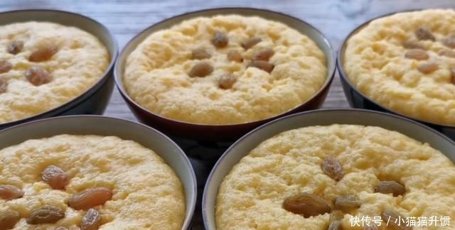  馒头|糯米粉加3个鸡蛋，一搅一拌，手不沾面，比馒头简单，比蛋糕好吃