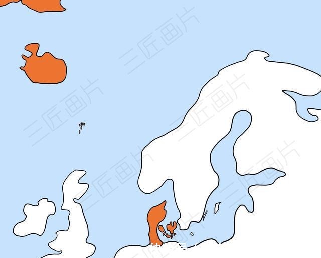 昔日|手绘丹麦史，从昔日的北海帝国，一步步缩到日德兰半岛