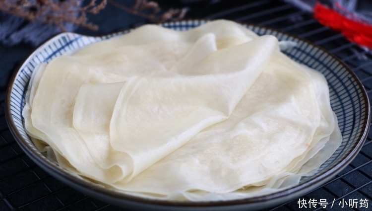饺子皮|春饼别买了,不和面不揉面,10分钟做100张,又薄又劲道