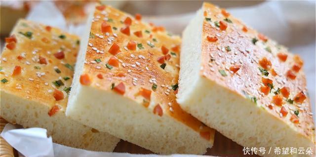 浓郁|分享美味早餐,做法简单,比馒头营养,比油条健康,葱香浓郁松软