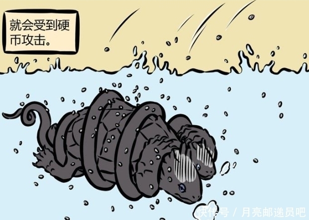 发现|非人哉漫画:玄武兄洗个澡都得偷偷摸摸,害怕被人发现,对硬币感到阴影?