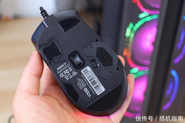 轻松|游戏办公皆能轻松上手,雷柏V330幻彩鼠标体验