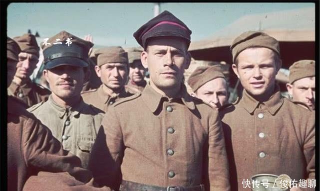 士兵|彩色老照片：直击苏德夹击下的波兰，被俘波军士兵眼中满是离殇