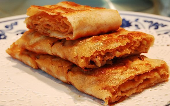 肉饼|一种历史悠久的肉饼,皮薄肉足,热腾腾的烙出来特别的香