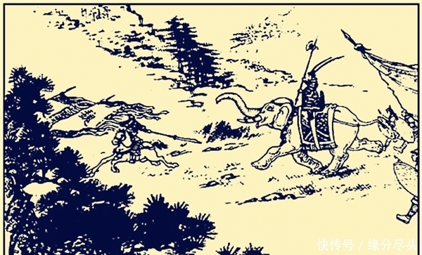 兀突骨|如果吕布和骑着大象的此人单挑,谁会赢?