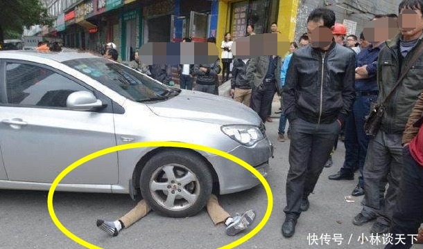  意外|私家车主遇到奇葩碰瓷招式，路人劝说无效，接下来的一幕让人意外