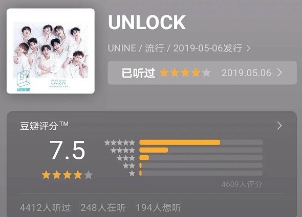 成团|6大限定团首张EP评分,两大男团评分一样,这一组合评分最低