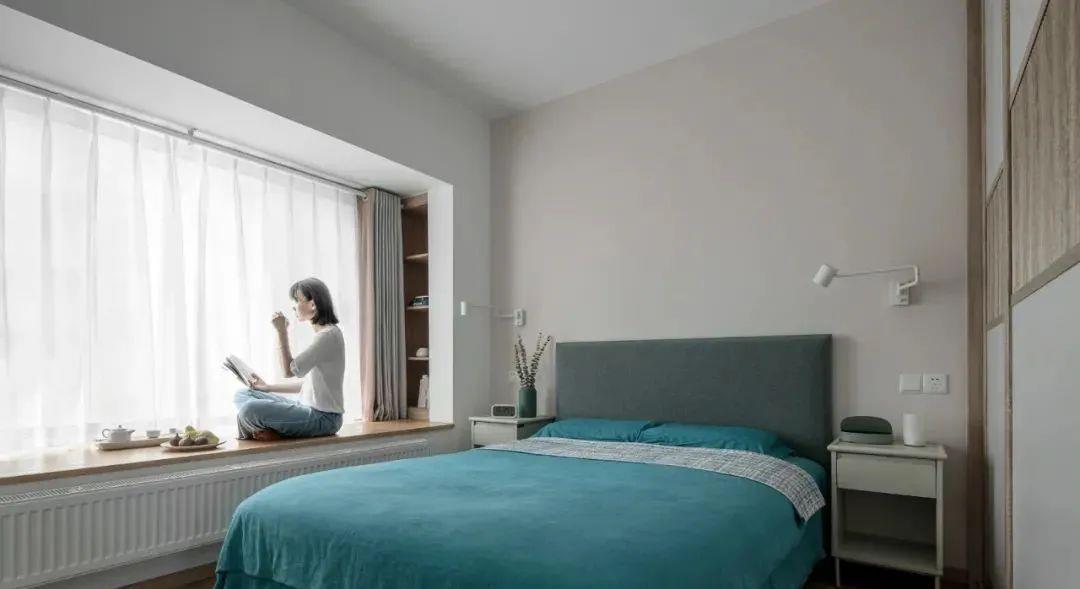 敞亮|109㎡原木北欧风格新房装修,客厅阳台打通好敞亮!