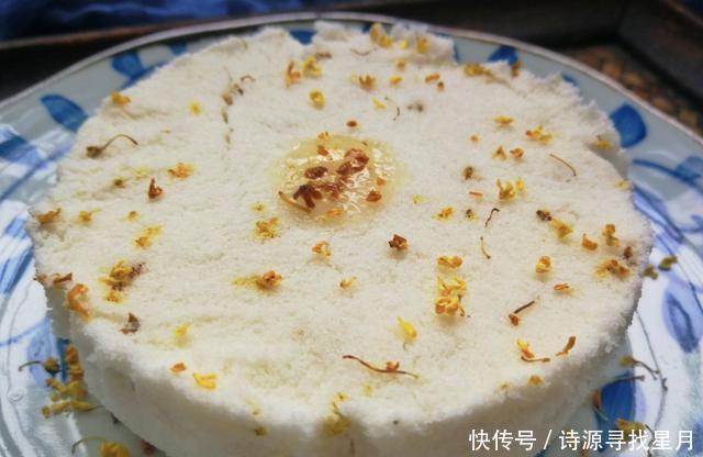 松糕|简单好做的桂花松糕,是让人一口就爱上的甜品