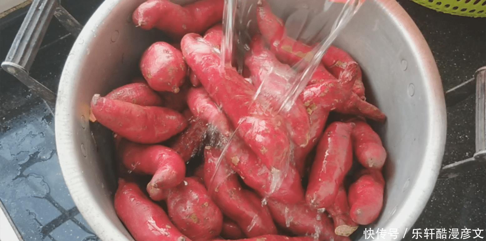 红薯|20斤红薯做客家传统小吃，香甜软糯做法简单，一开吃就停不下来