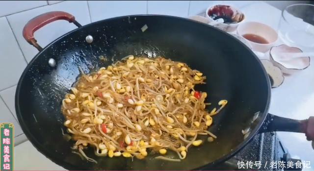 粉丝|豆芽烧粉丝还会粘锅吗?技巧教你,细腻爽口又提香
