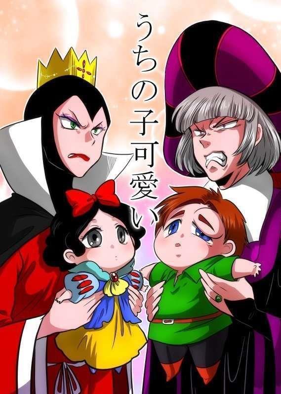 迪士尼|日本动漫风格的迪士尼卡通人物,第一张就梦幻到让人陷入爱河了