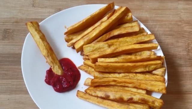 吃法|教你一个红薯的“新吃法”,简单2步搞定,外焦里嫩,孩子很爱吃