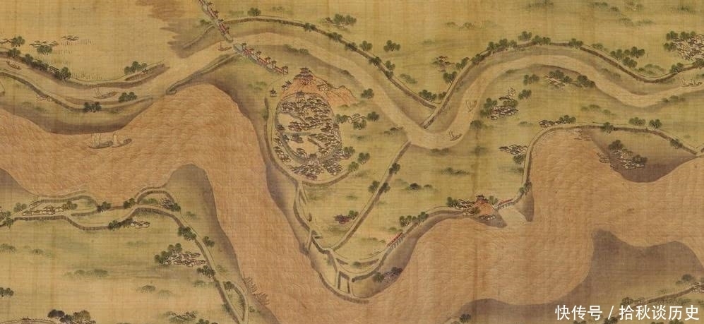 绘制|中国人的“母亲河”绘制于清代康熙皇帝时期的黄河万里图卷