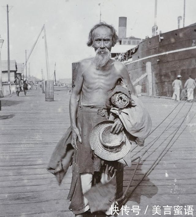 老照片|晚清穷人究竟有多穷电视剧是骗人的,这组百年前老照片不忍直视