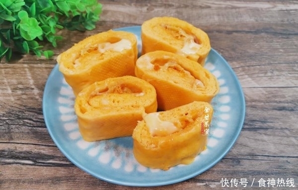 松软|面粉花样做法,一卷一蒸,有牛奶有粗粮,松软香甜,刚出锅吃3个