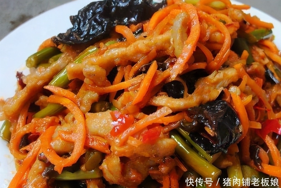 下饭|超下饭的家常菜,鱼香肉丝,好吃到舔盘,肉丝嫩滑入味儿,下饭