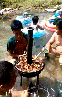  恶性竞争|搞笑GIF：这就是恶性竞争呀，谁都没得到好