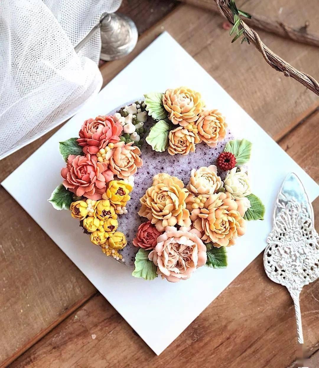 包袱蛋糕|脑洞太大韩国小姐姐晒神秘蛋糕,引百万粉丝每天催更太美了,每一张都让我流口水…