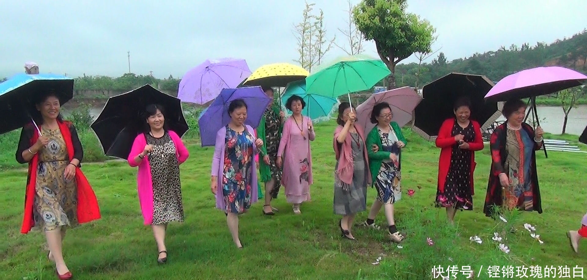 八中|马鞍山八中74届高中女生模特团:南京江宁竹庄生态园雨中走秀(音乐相册)