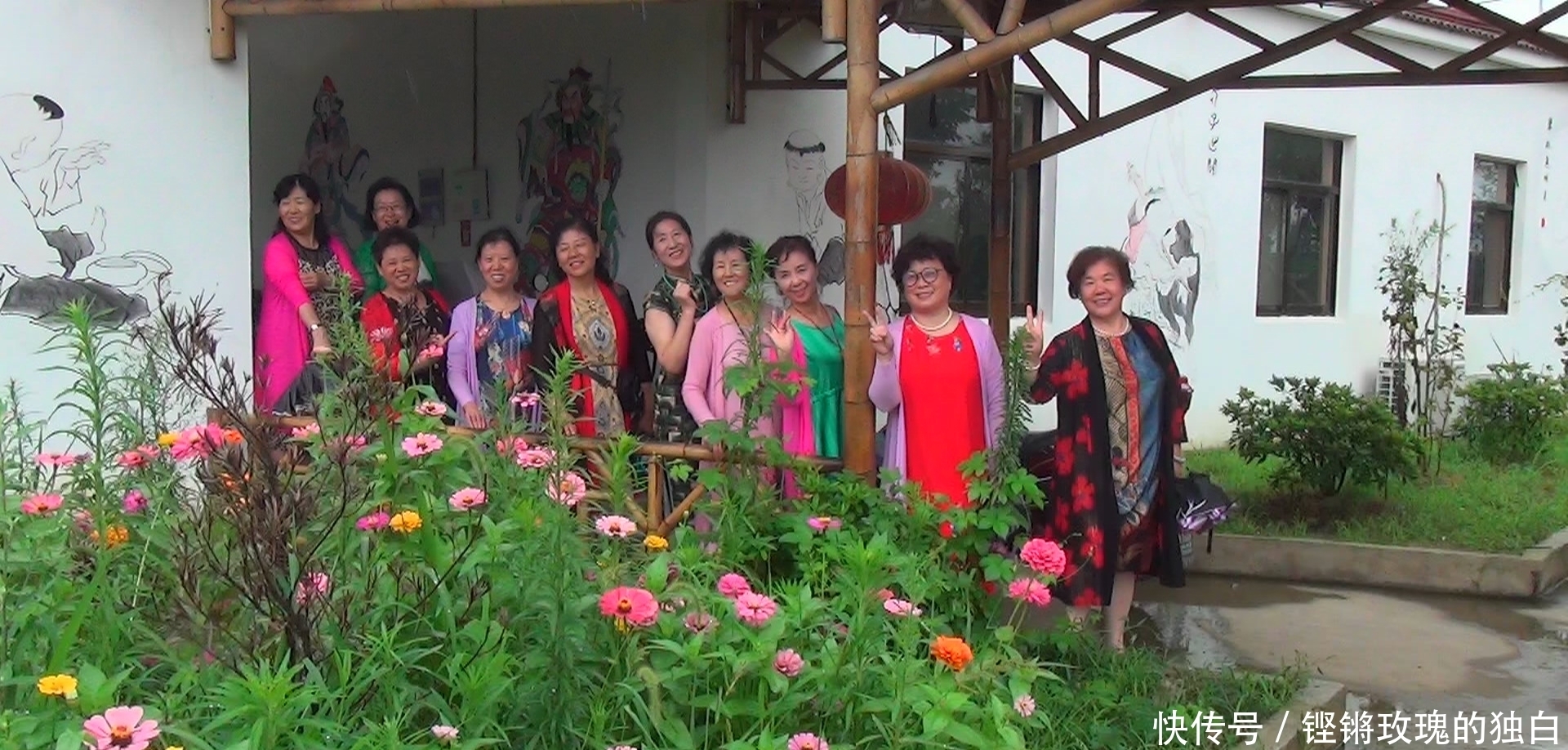 八中|马鞍山八中74届高中女生模特团:南京江宁竹庄生态园雨中走秀(音乐相册)